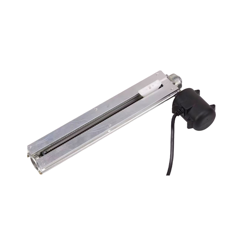 How does an electric linear actuator enable truly intelligent lifting and automatic adjustment in range hoods?